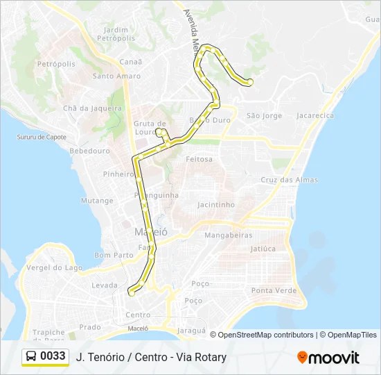 0033 Bus Line Map