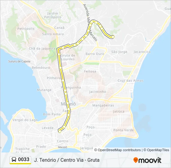0033 Bus Line Map