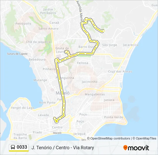 0033 Bus Line Map