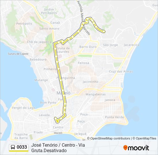 0033 bus Line Map