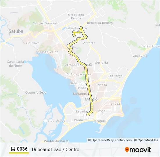 0036 Bus Line Map