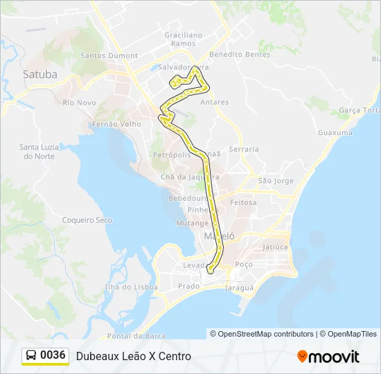 0036 Bus Line Map