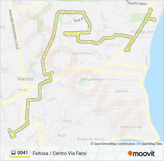 0041 Bus Line Map