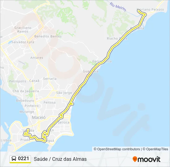 0221 Bus Line Map