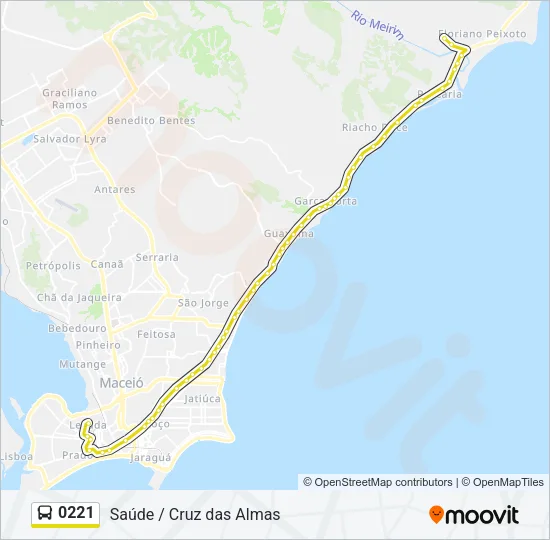 0221 Bus Line Map