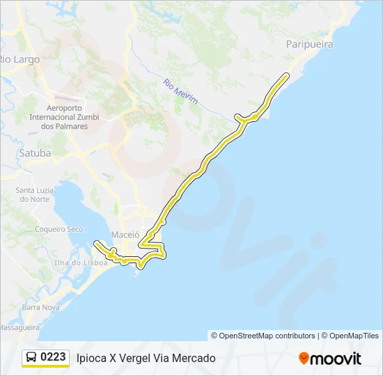 0223 Bus Line Map