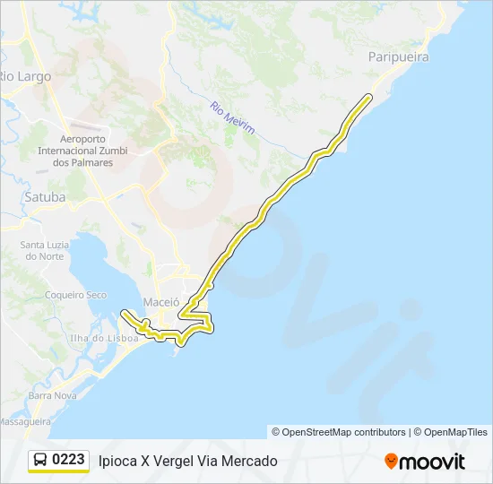 0223 Bus Line Map