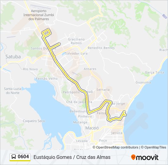 0604 bus Line Map