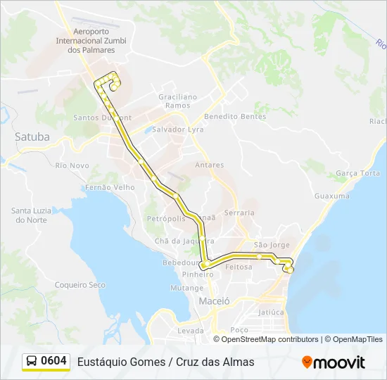 0604 Bus Line Map