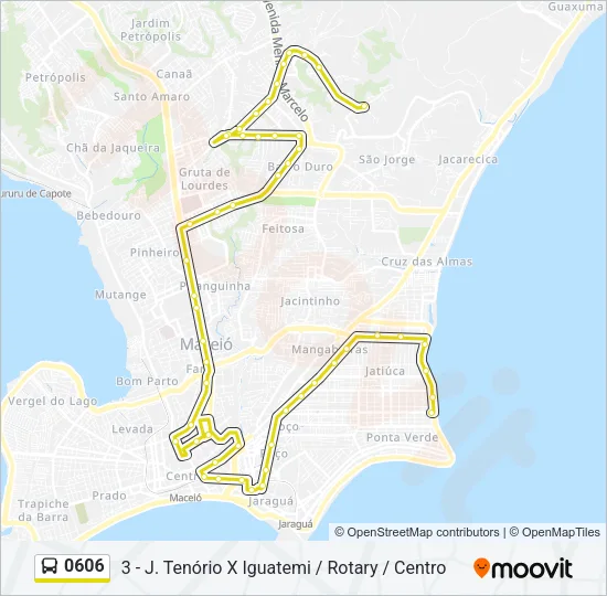 0606 Bus Line Map