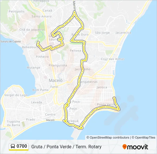 0700 Bus Line Map