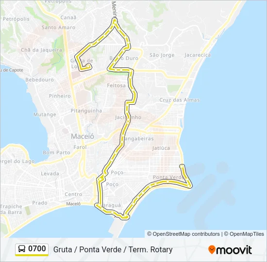 0700 Bus Line Map