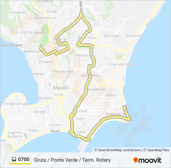 0700 Bus Line Map