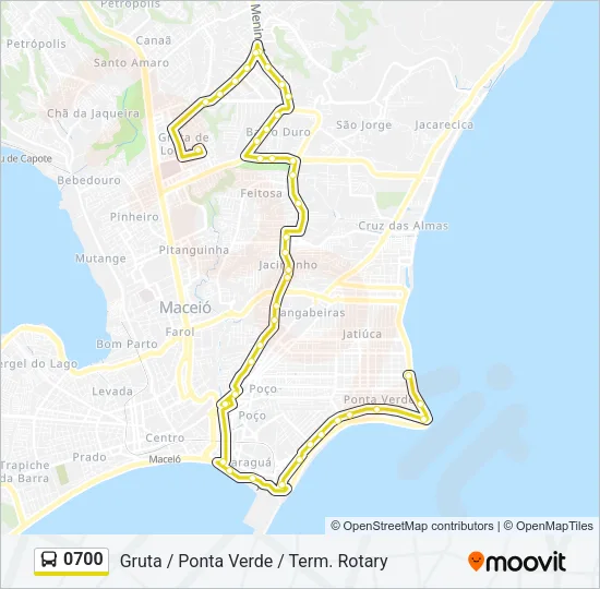 0700 Bus Line Map