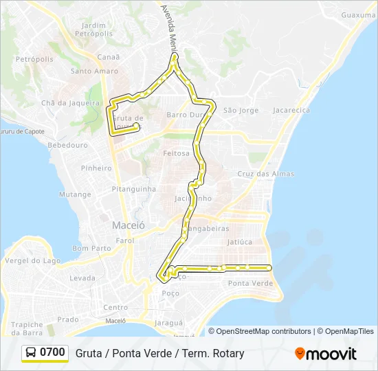 0700 Bus Line Map