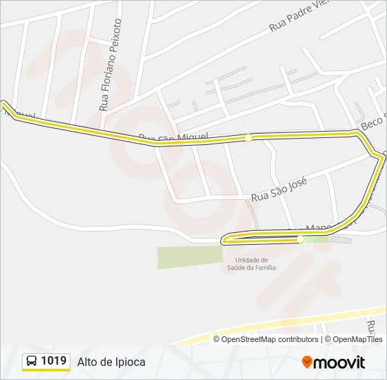 1019 Bus Line Map