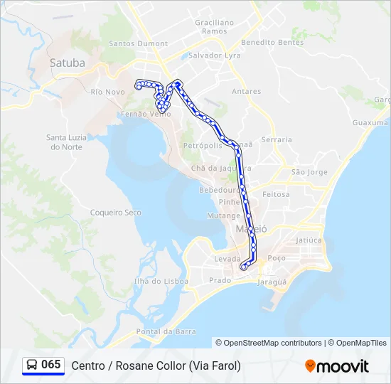 065 Bus Line Map