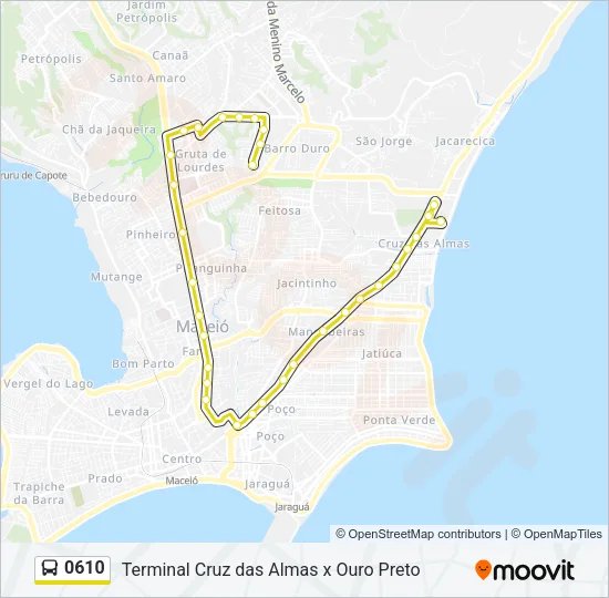 0610 Bus Line Map