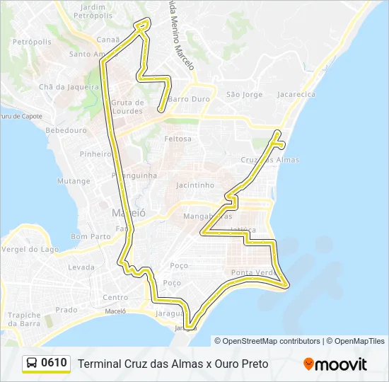 0610 Bus Line Map