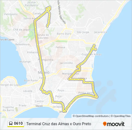 0610 Bus Line Map