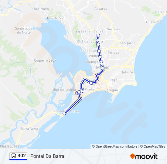 402 Route: Schedules, Stops & Maps - Pontal Da Barra (Updated)