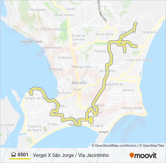 0501 Bus Line Map