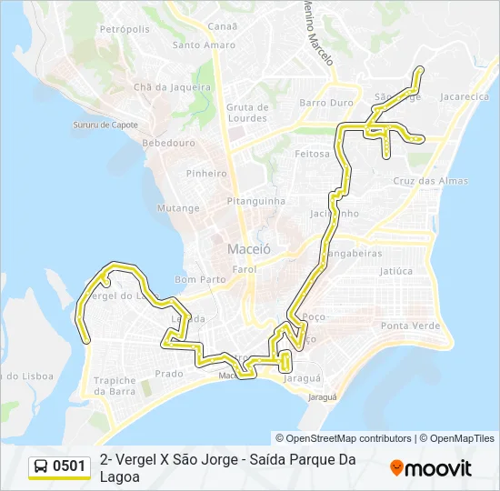 0501 Bus Line Map