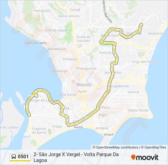 0501 Bus Line Map