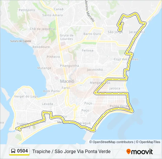 0504 Bus Line Map