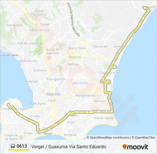 0613 Bus Line Map