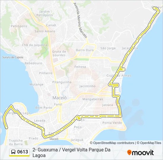 0613 Bus Line Map
