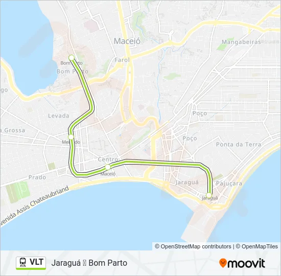 VLT Train Line Map