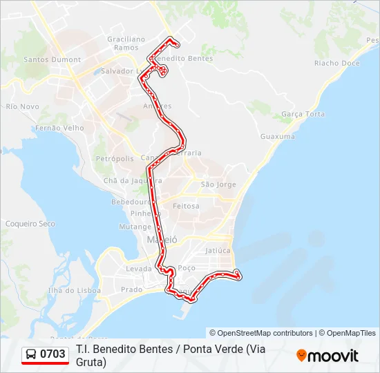 0703 Bus Line Map