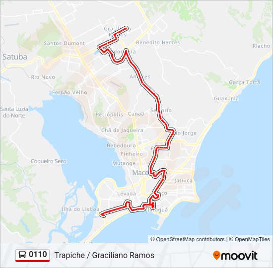 0110 Bus Line Map