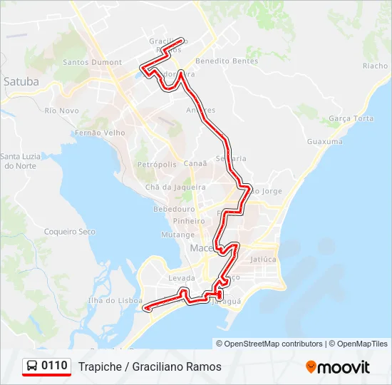 0110 Bus Line Map