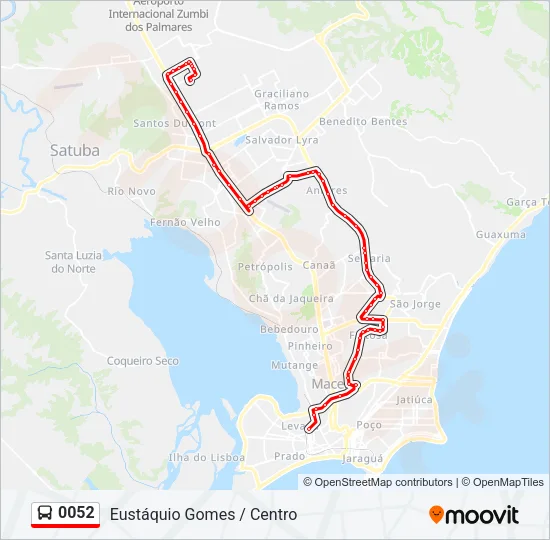 0052 Bus Line Map