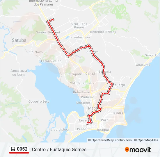0052 Bus Line Map
