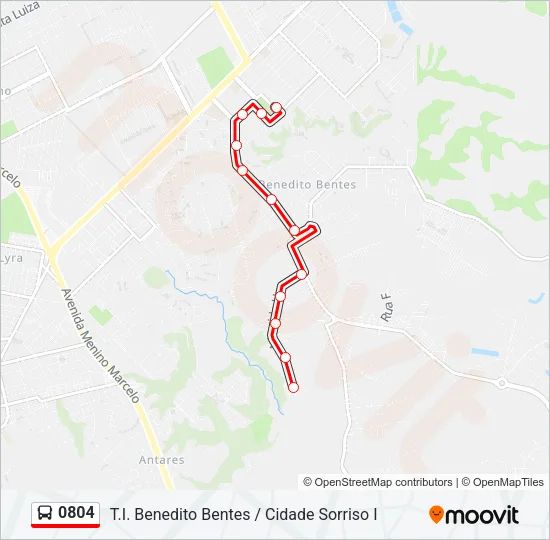 0804 Bus Line Map