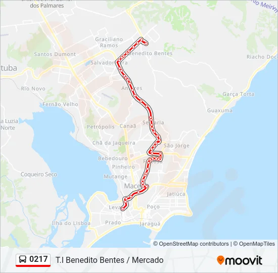 0217 Bus Line Map
