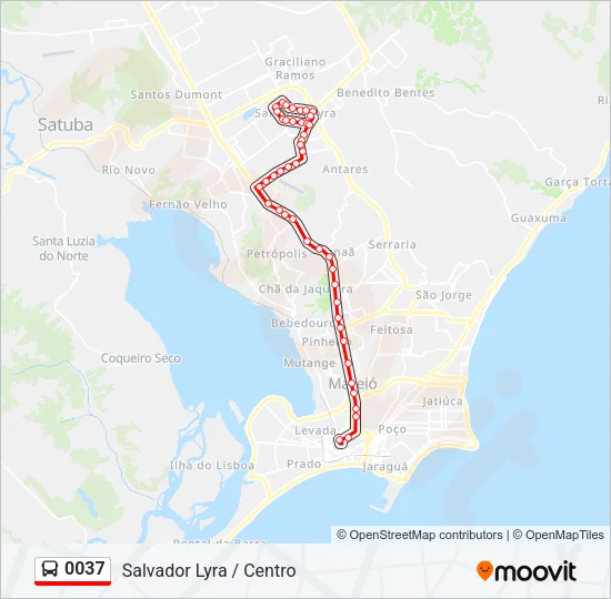 0037 Bus Line Map