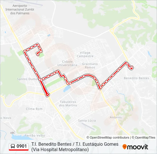 0901 Bus Line Map