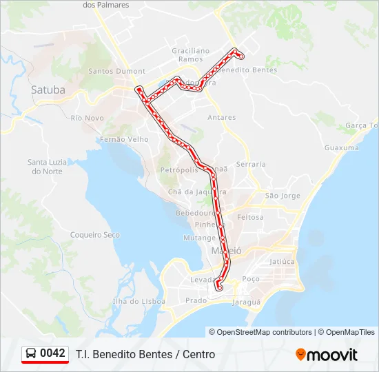 0042 Bus Line Map