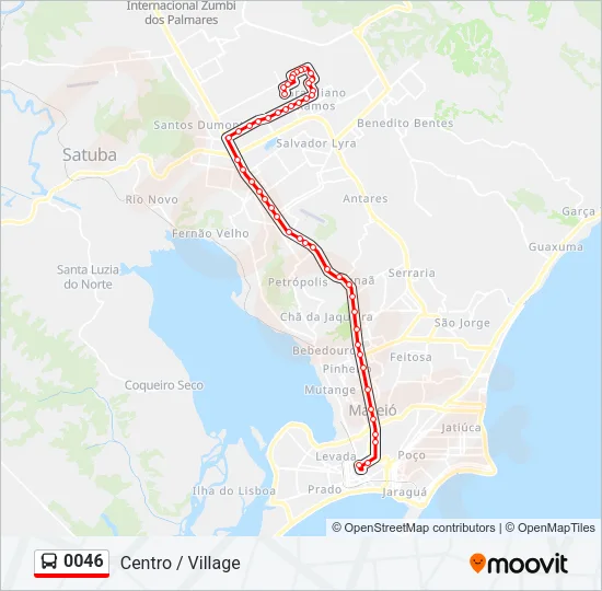 0046 Bus Line Map
