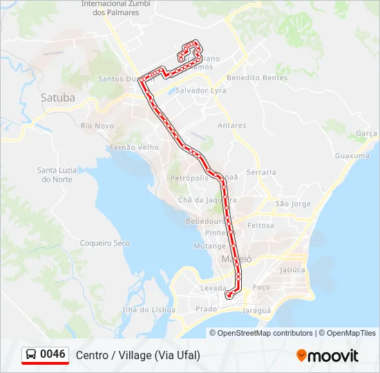 0046 Bus Line Map