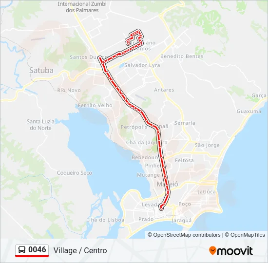 0046 Bus Line Map