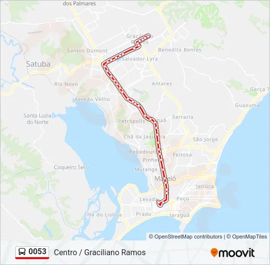 0053 Bus Line Map