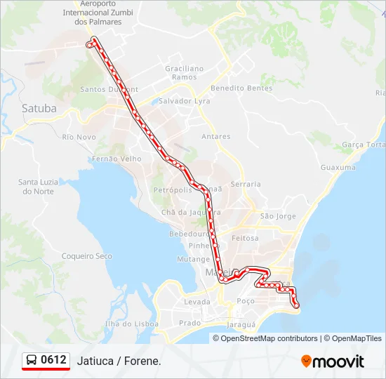 0612 Bus Line Map