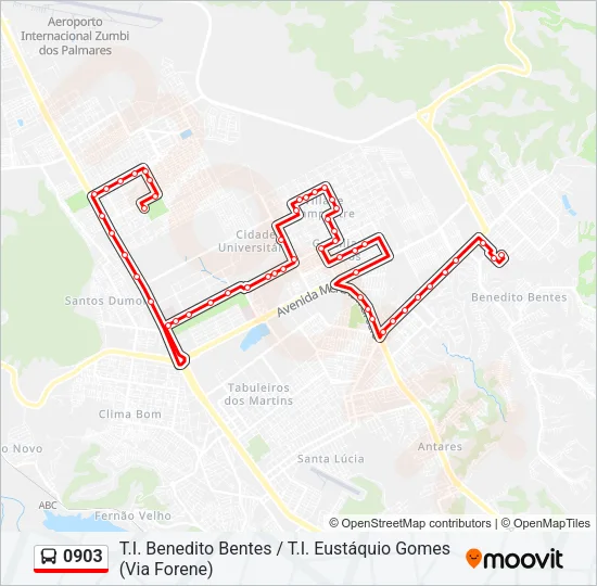 0903 Bus Line Map