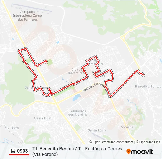 0903 Bus Line Map