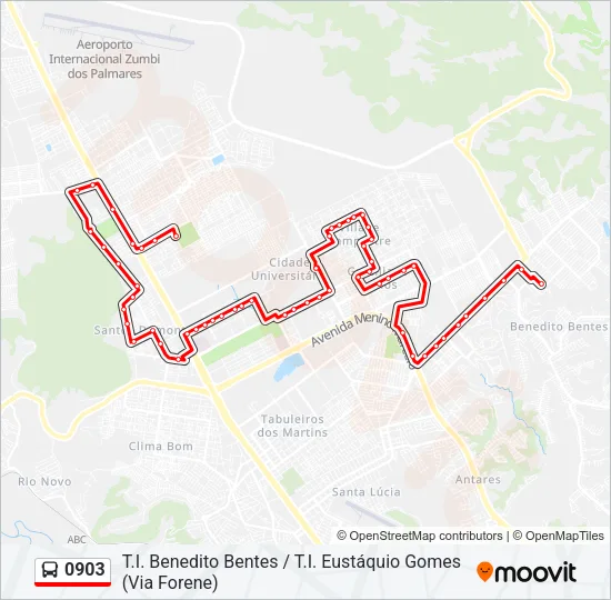 0903 Bus Line Map